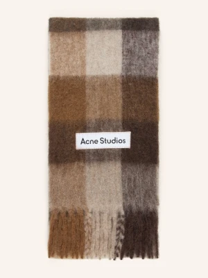 Acne Studios Szal Z Dodatkiem Alpaki braun brązowy