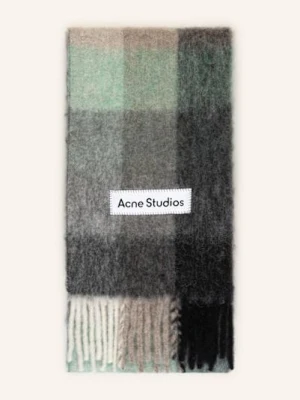 Acne Studios Szal Z Dodatkiem Alpaki gruen