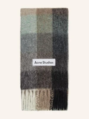 Acne Studios Szal Z Dodatkiem Alpaki gruen
