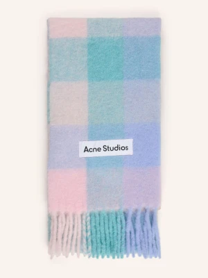 Acne Studios Szal Z Dodatkiem Alpaki lila purpurowy