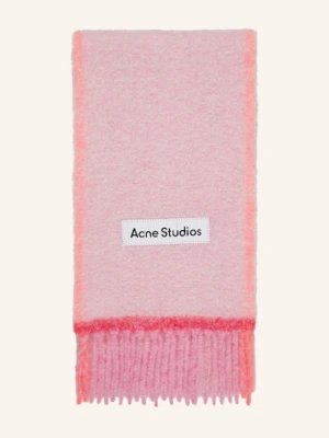 Acne Studios Szal Z Dodatkiem Alpaki pink