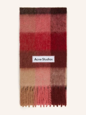 Acne Studios Szal Z Dodatkiem Alpaki pink