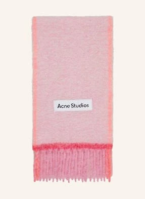 Acne Studios Szal Z Dodatkiem Alpaki rosa