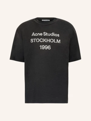 Acne Studios T-Shirt schwarz CZARNY