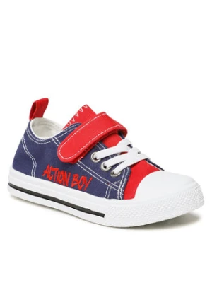 Action Boy Trampki CF21209 Granatowy