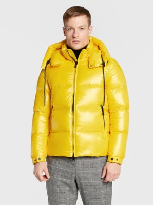 Add Kurtka puchowa 6AM771 Żółty Regular Fit