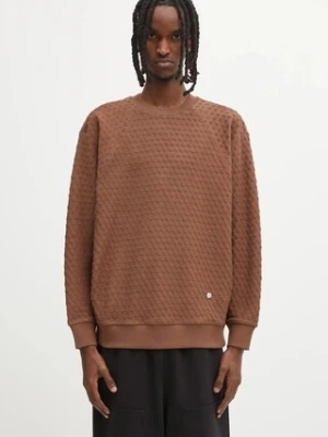 Ader Error bluza bawełniana SWEAT SHIRT męska kolor brązowy gładka BO01FWSW0103BR