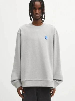 Ader Error bluza bawełniana SWEAT SHIRT męska kolor szary gładka BO42FYSW0101GR