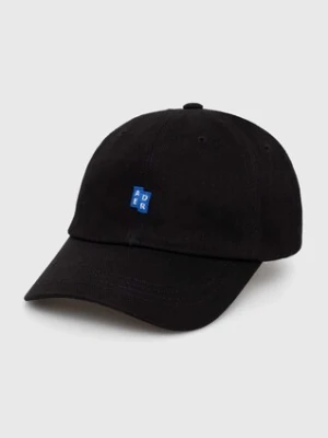 Ader Error czapka z daszkiem bawełniana TRS Tag Cap kolor czarny z aplikacją BMSGFYHW0201