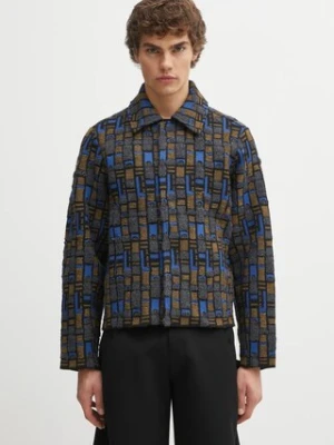 Ader Error kardigan KNIT męski kolor szary BO01FWKT0706GR