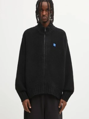 Ader Error kardigan z dodatkiem wełny KNIT męski kolor czarny BO42FYKT0703BK