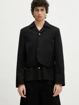 Ader Error marynarka wełniana Apparel-Top męska kolor czarny BO01SSBZ0205BK