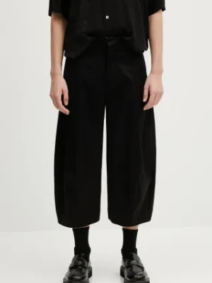 Ader Error spodnie Apparel-Bottom męskie kolor czarny w fasonie chinos BO01SSSA0206BK