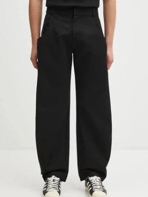 Ader Error spodnie z dodatkiem wełny TROUSERS męskie kolor czarny proste BO01FWBT0101BK
