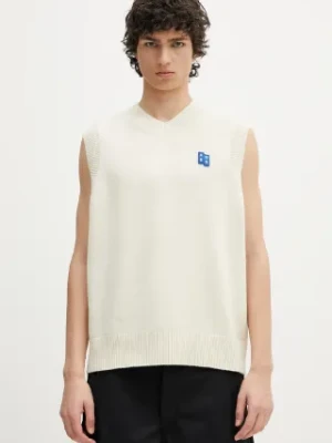 Ader Error sweter wełniany Apparel-Top męski kolor beżowy BO42FYKT0201OT