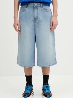 Ader Error szorty jeansowe Apparel-Bottom męskie kolor niebieski BN42FYJE0201SB