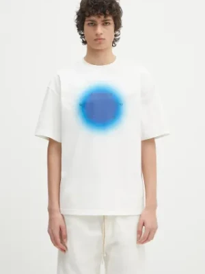 Ader Error t-shirt Apparel-Top męski kolor biały z nadrukiem BO01SSTS0112BL