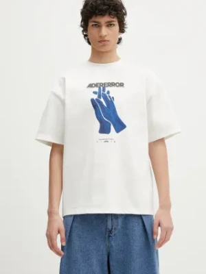 Ader Error t-shirt Apparel-Top męski kolor biały z nadrukiem BO01SSTS0114OW