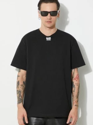 Ader Error t-shirt Langle męski kolor czarny gładki BN01SSTS0108