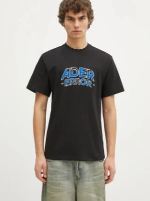 Ader Error t-shirt męski kolor czarny z aplikacją BN25FYTS0101BK