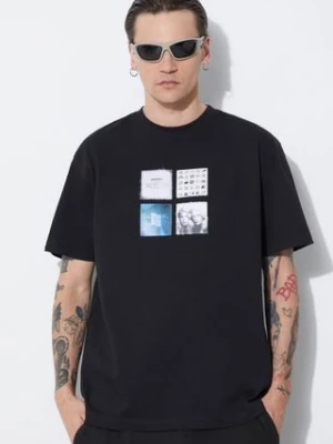 Ader Error t-shirt Tee męski kolor czarny z nadrukiem BN01SSTS0107