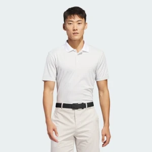 Adi Performance Heathered Polo Shirt Adidas Grey Heathered