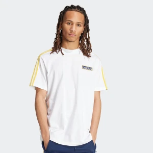 adidas Originals adicolor Adibreak T-Shirt mężczyźni T-Shirty i Polo biały rozmiar Odzież