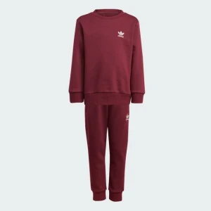 Adicolor Crew Set Adidas bordowy