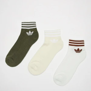 adidas Originals adicolor Trefoil Ankle Socks (3 Pack) uniseks Skarpety wielokolorowy rozmiar Odzież