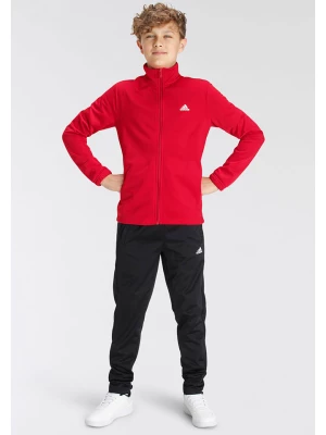 adidas 2-częściowy zestaw w kolorze czerwono-czarnym rozmiar: 164