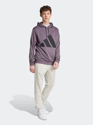 adidas 2-częściowy zestaw w kolorze fioletowo-kremowym rozmiar: L