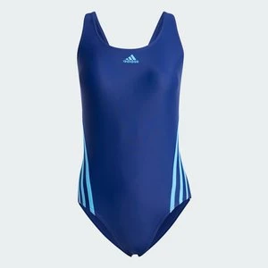 adidas 3-Stripes Swimsuit niebieski