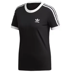 adidas 3-Stripes Tee ED7482, Damskie, Czarne, t-shirty, bawełna, rozmiar: 28 adidas Originals