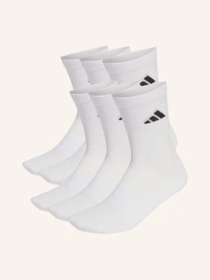 Adidas 6-Pak Skarpet Sportowych Cushioned Crew weiss