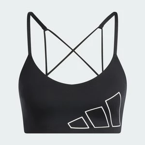 adidas Aeroreact Training Light-Support Logo Bra