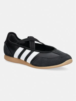 adidas baleriny skórzane Barreda Mary Jane czarny