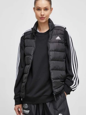 Zdjęcie produktu adidas bezrękawnik puchowy damski kolor czarny przejściowy