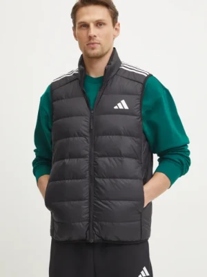 adidas bezrękawnik puchowy Essential męski kolor czarny zimowy JJ1203