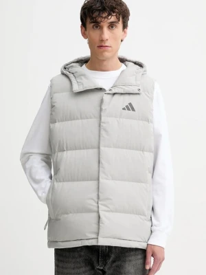 adidas bezrękawnik puchowy Helionic kolor szary zimowy JX0590