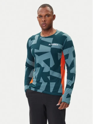 adidas Bielizna termoaktywna górna Multi Synthetic Base Layer JP2756 Zielony Regular Fit
