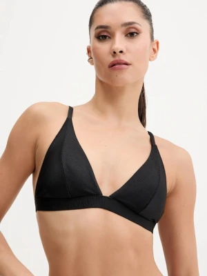Zdjęcie produktu adidas biustonosz kąpielowy Iconisea kolor czarny lekko usztywniona miseczka JX5051