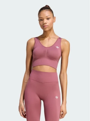 adidas Biustonosz sportowy Essentials Seamless Bralette KU9730 Różowy
