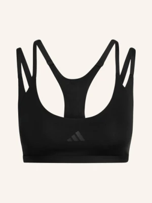 Adidas Biustonosz Sportowy Optime schwarz