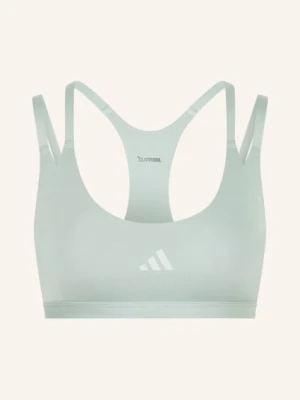 Adidas Biustonosz Sportowy Optime Stripes gruen