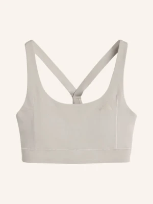 Adidas Biustonosz Sportowy Optime Training beige