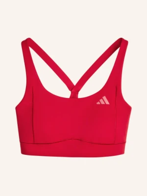 Adidas Biustonosz Sportowy Optime Training rot