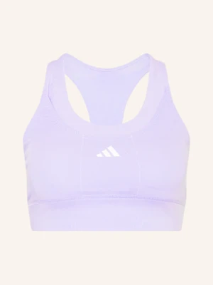 Adidas Biustonosz Sportowy Run Pocket Medium Support lila