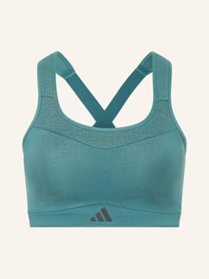 Adidas Biustonosz Sportowy Tlrd Impact Training Z Siateczką gruen