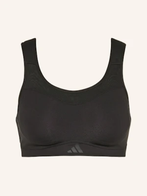 Adidas Biustonosz Sportowy Tlrd Impact Training Z Siateczką schwarz