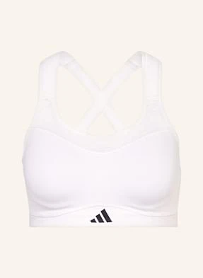 Adidas Biustonosz Sportowy Tlrd Impact Training Z Siateczką weiss
